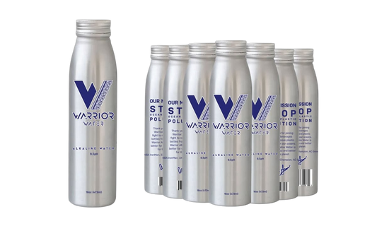 Warrior Alkaline Water 12-pack -16oz