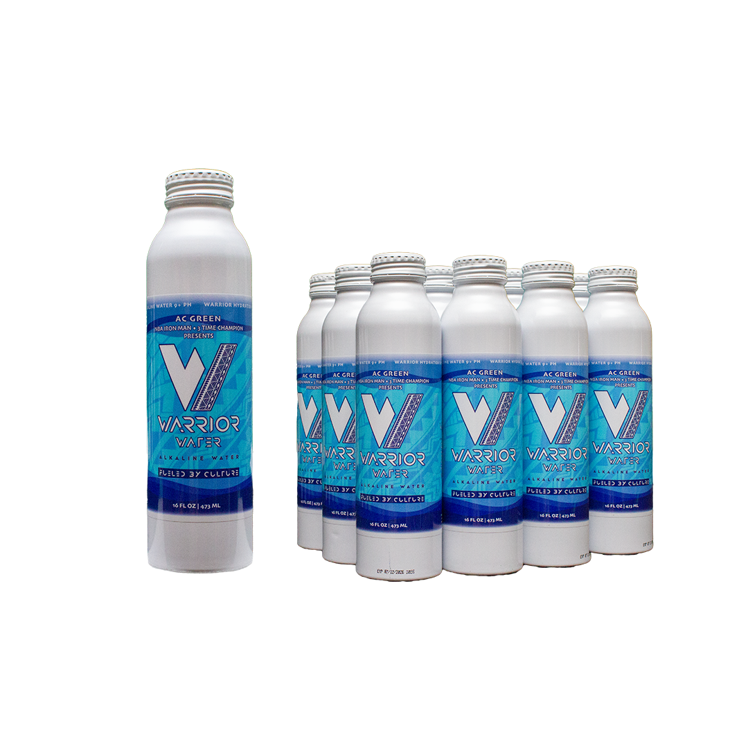 Warrior Alkaline Water 12-pack -16oz