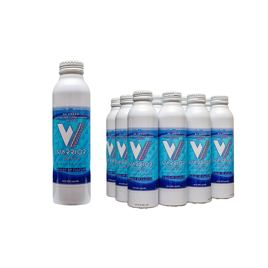 Warrior Alkaline Water 12-pack -16oz